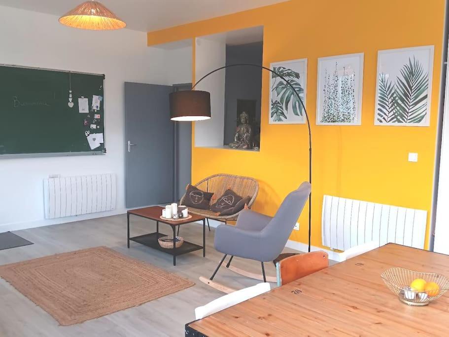 Loft Avec Jardin Au Bord De L'Eau Au Rdc D'Une Ancienne Ecole Plougastel-Daoulas Eksteriør bilde