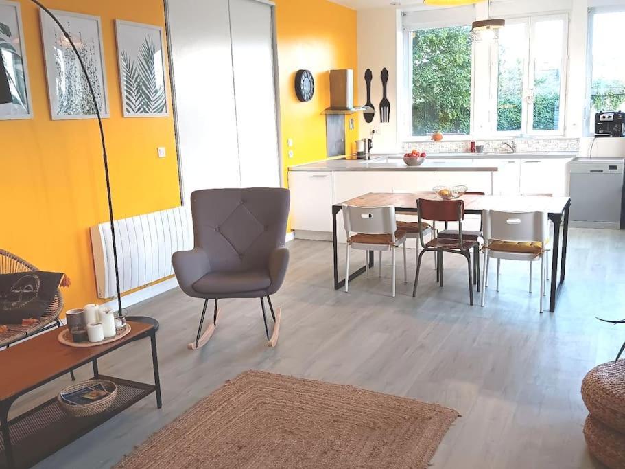 Loft Avec Jardin Au Bord De L'Eau Au Rdc D'Une Ancienne Ecole Plougastel-Daoulas Eksteriør bilde